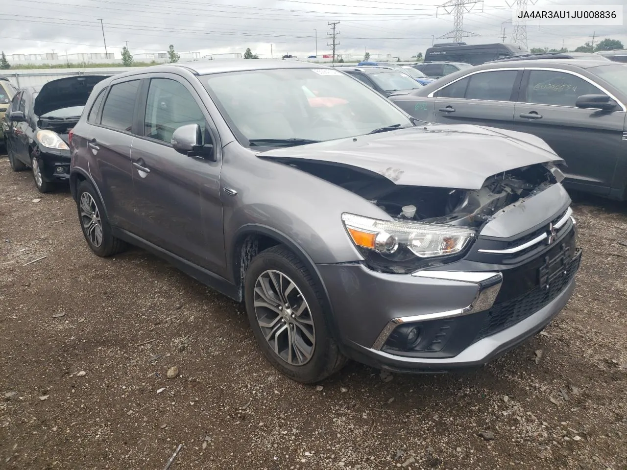 2018 Mitsubishi Outlander Sport Es VIN: JA4AR3AU1JU008836 Lot: 65064794