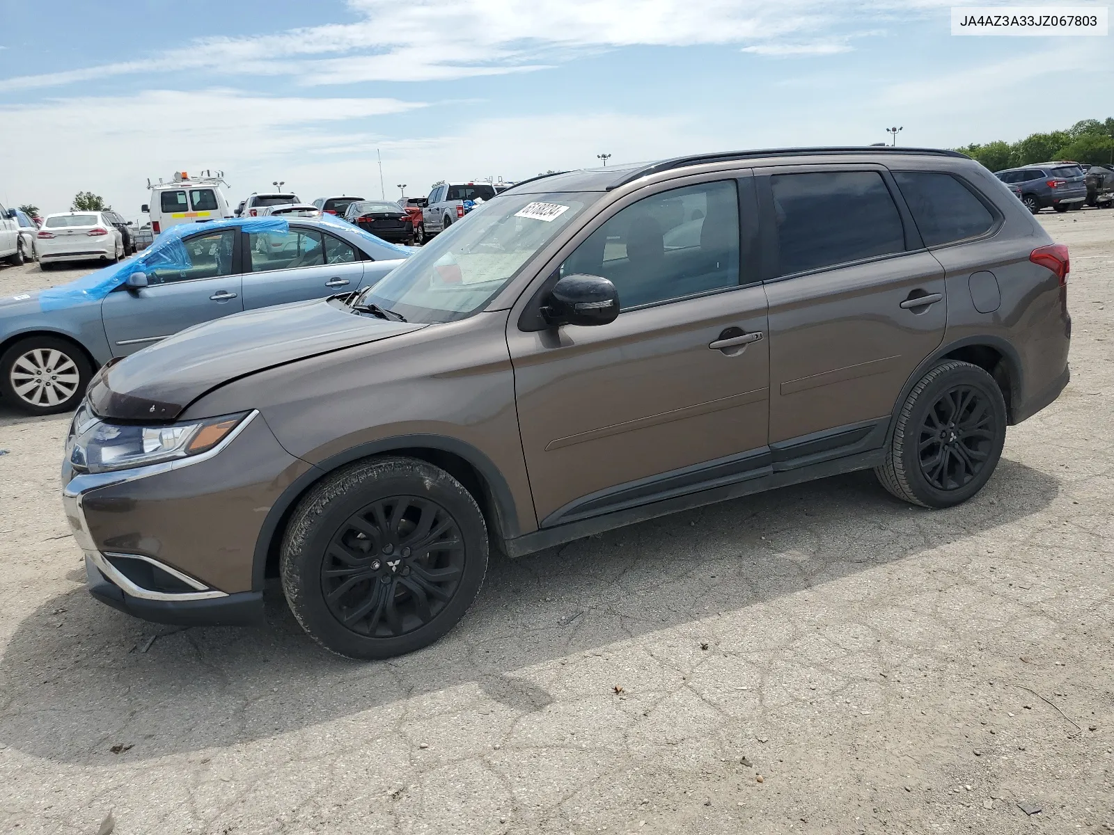 2018 Mitsubishi Outlander Se VIN: JA4AZ3A33JZ067803 Lot: 65188234