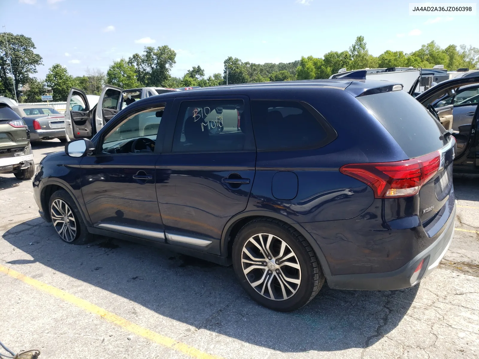 2018 Mitsubishi Outlander Es VIN: JA4AD2A36JZ060398 Lot: 65423124