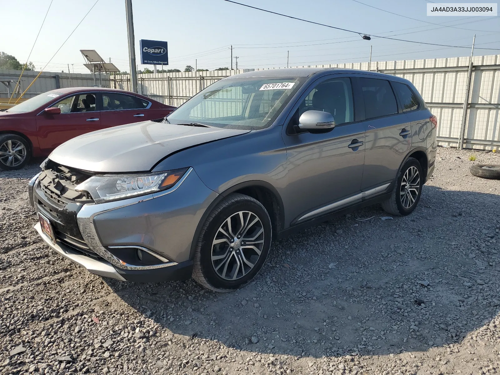 2018 Mitsubishi Outlander Se VIN: JA4AD3A33JJ003094 Lot: 65701764