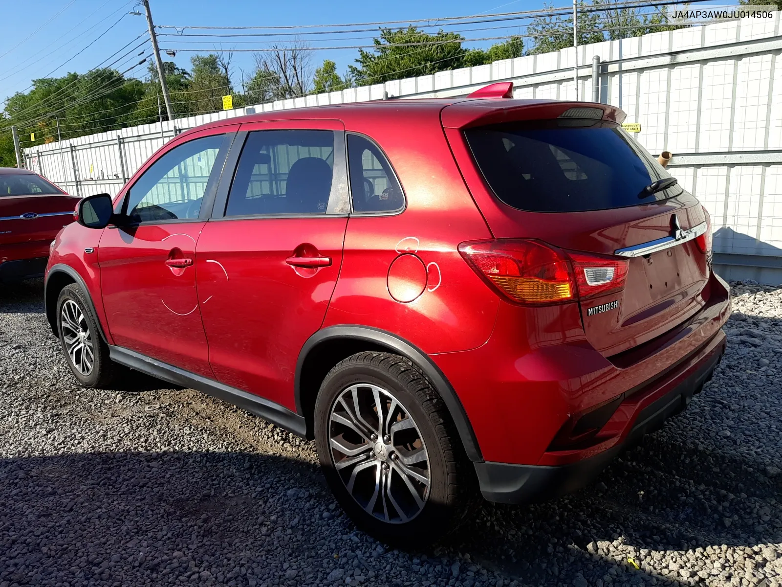 2018 Mitsubishi Outlander Sport Es VIN: JA4AP3AW0JU014506 Lot: 66396584