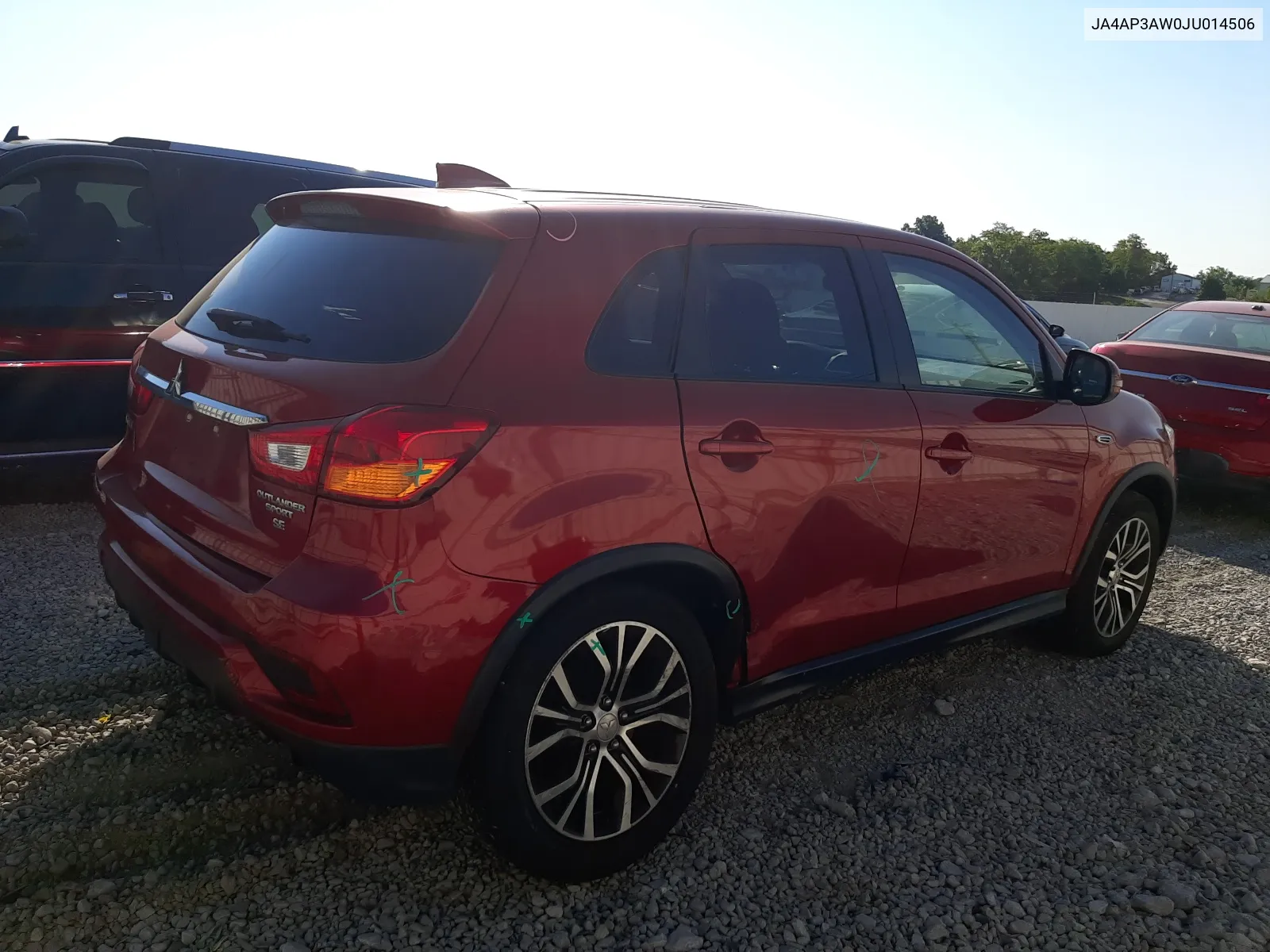 2018 Mitsubishi Outlander Sport Es VIN: JA4AP3AW0JU014506 Lot: 66396584