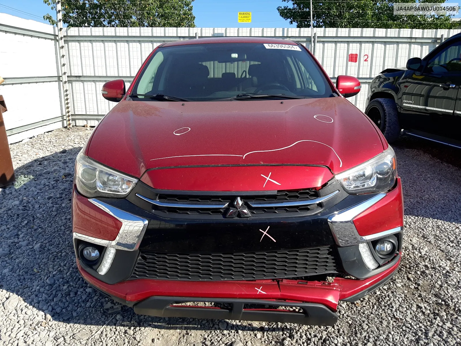 2018 Mitsubishi Outlander Sport Es VIN: JA4AP3AW0JU014506 Lot: 66396584