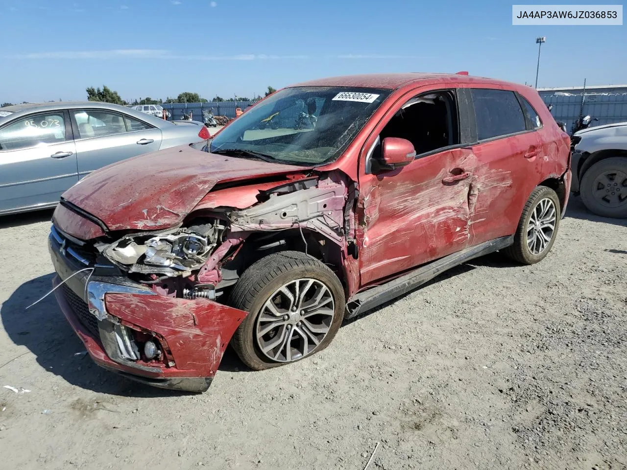 2018 Mitsubishi Outlander Sport Es VIN: JA4AP3AW6JZ036853 Lot: 66630054