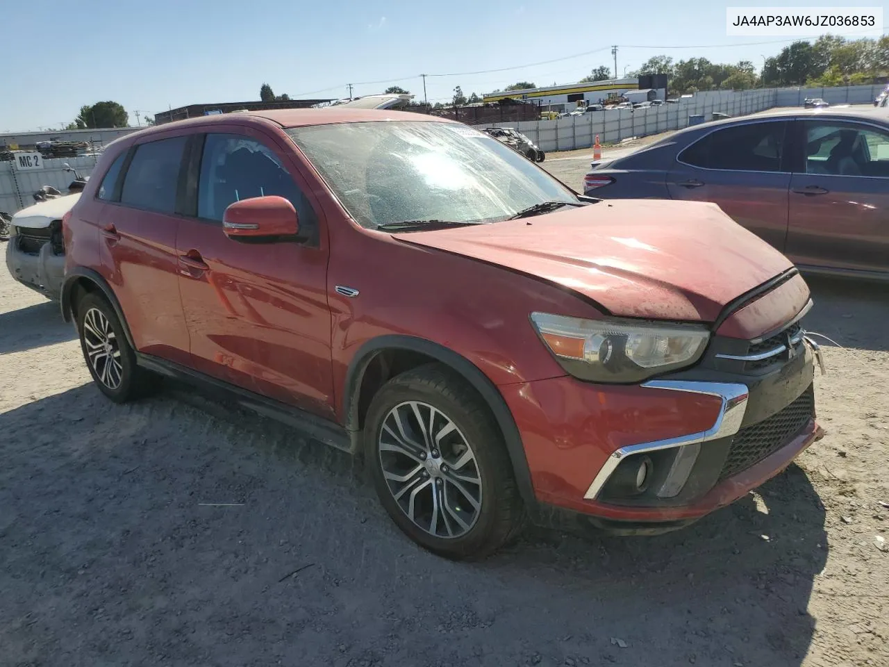 2018 Mitsubishi Outlander Sport Es VIN: JA4AP3AW6JZ036853 Lot: 66630054