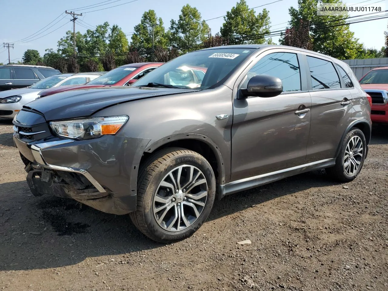 2018 Mitsubishi Outlander Sport Es VIN: JA4AR3AU8JU011748 Lot: 66885404