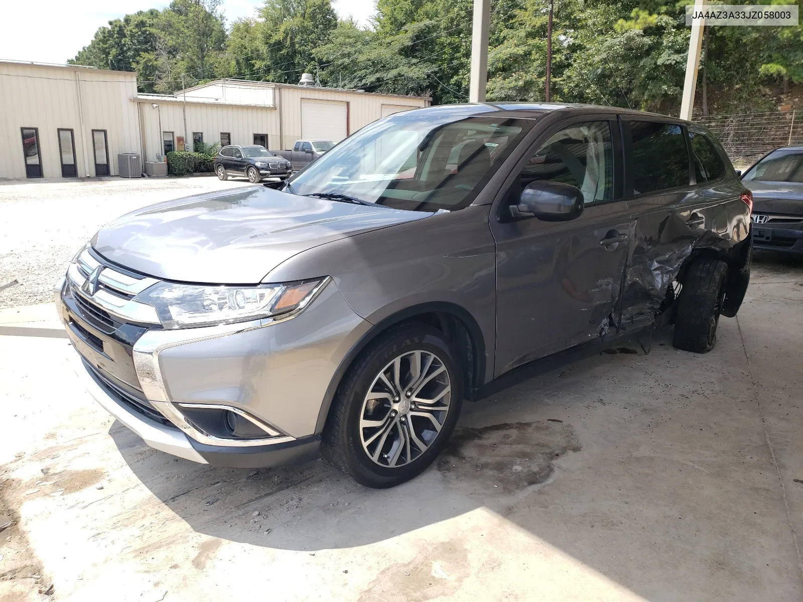 2018 Mitsubishi Outlander Se VIN: JA4AZ3A33JZ058003 Lot: 67385534