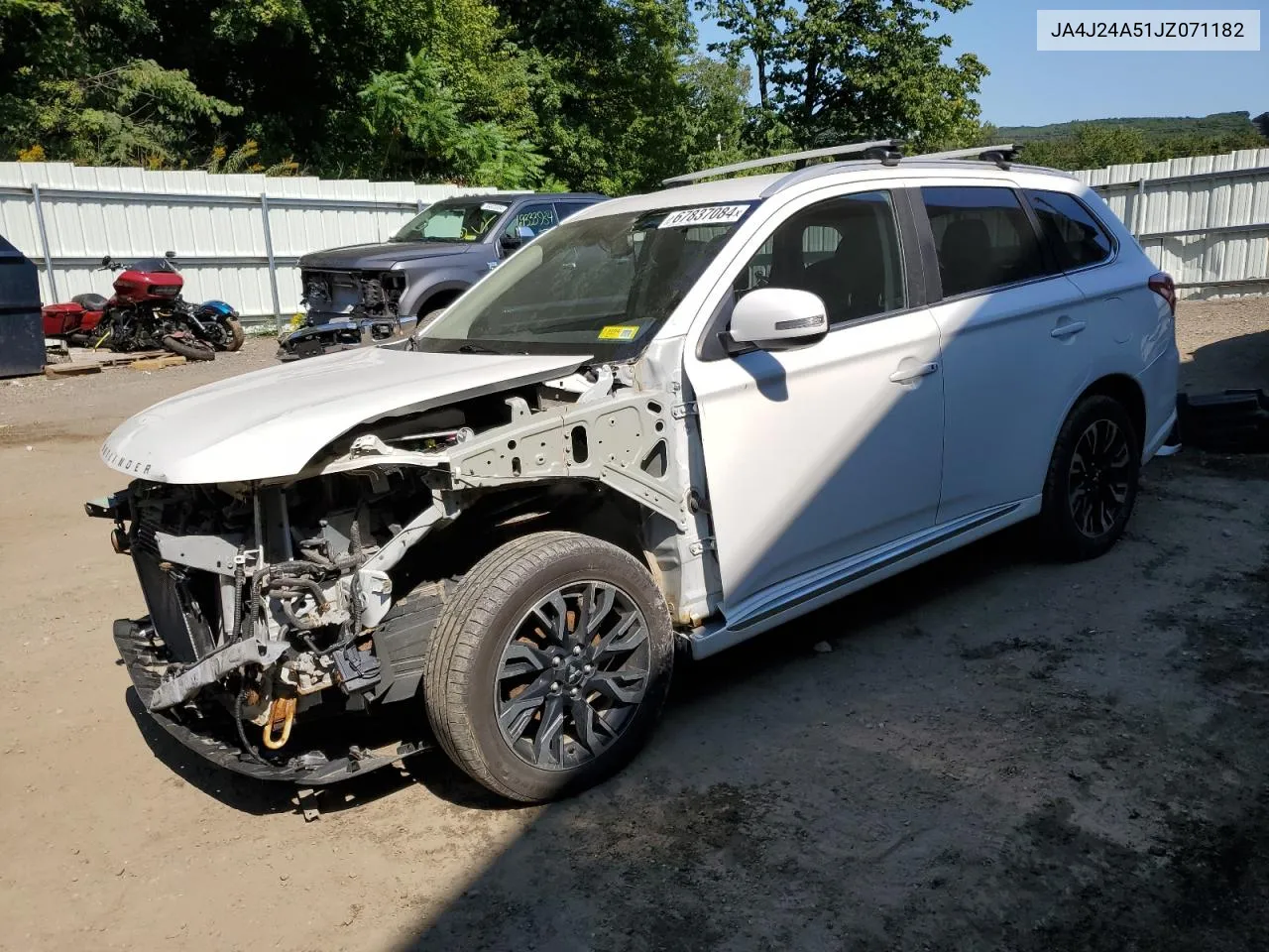 2018 Mitsubishi Outlander Se VIN: JA4J24A51JZ071182 Lot: 67837084