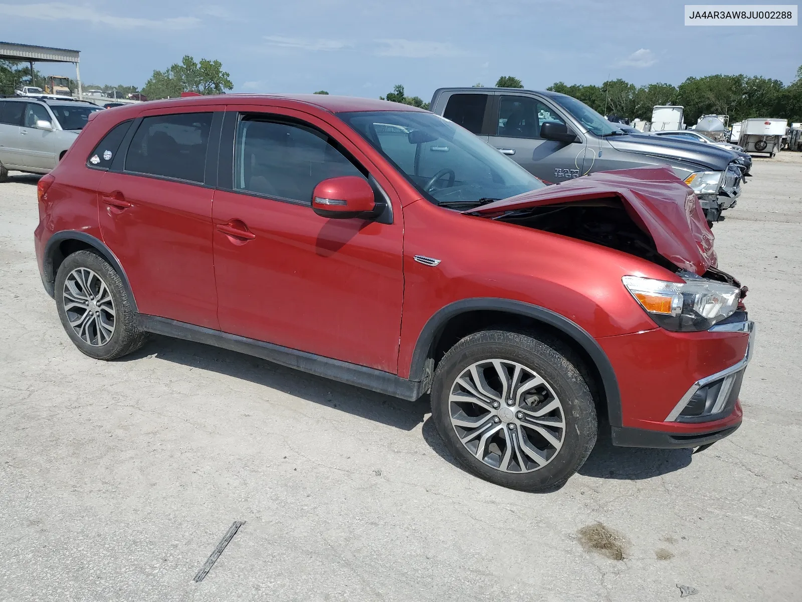 2018 Mitsubishi Outlander Sport Es VIN: JA4AR3AW8JU002288 Lot: 67948294