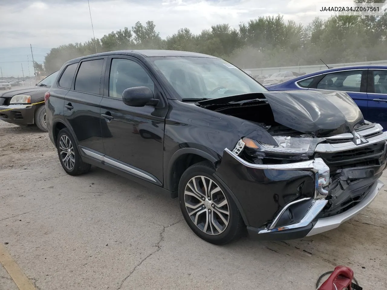 2018 Mitsubishi Outlander Es VIN: JA4AD2A34JZ067561 Lot: 68028074