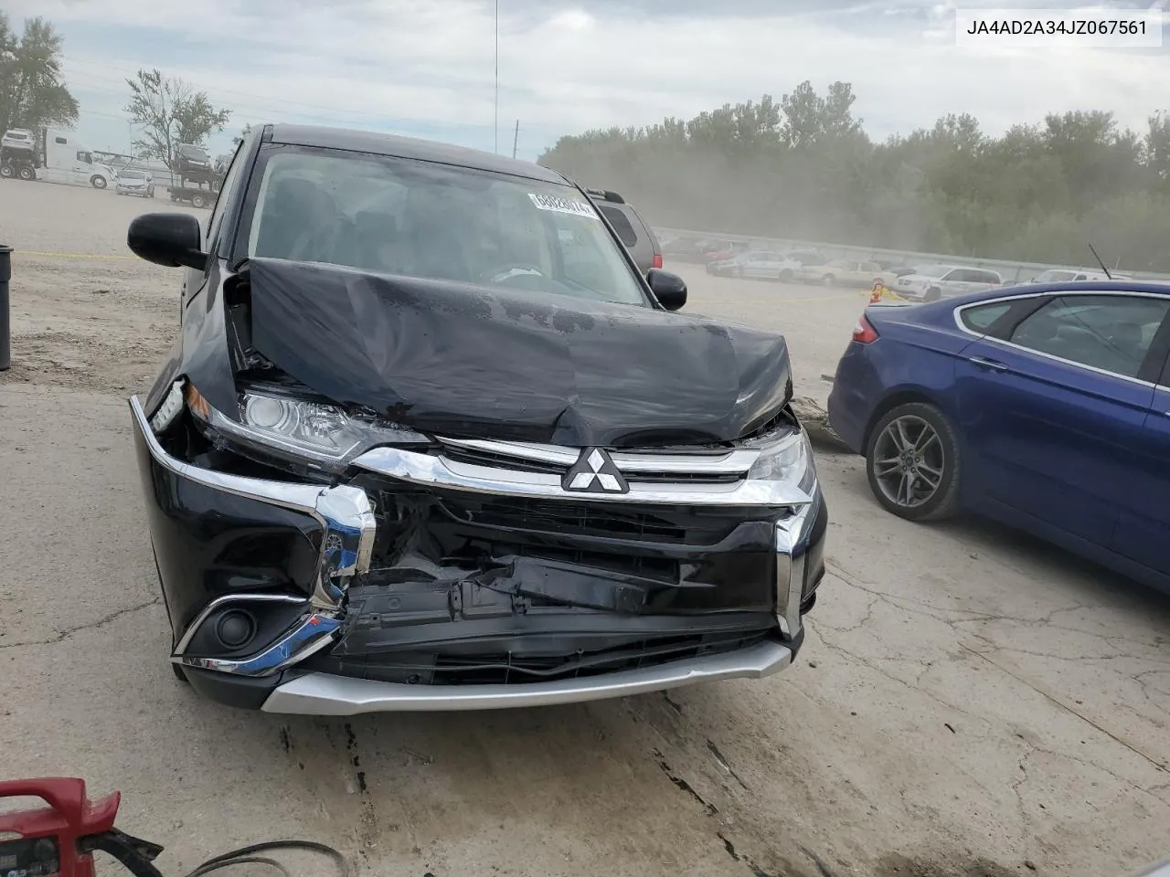 2018 Mitsubishi Outlander Es VIN: JA4AD2A34JZ067561 Lot: 68028074