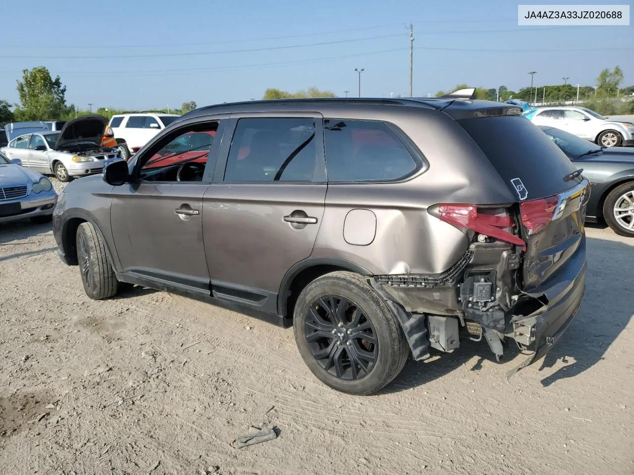 2018 Mitsubishi Outlander Se VIN: JA4AZ3A33JZ020688 Lot: 68101404