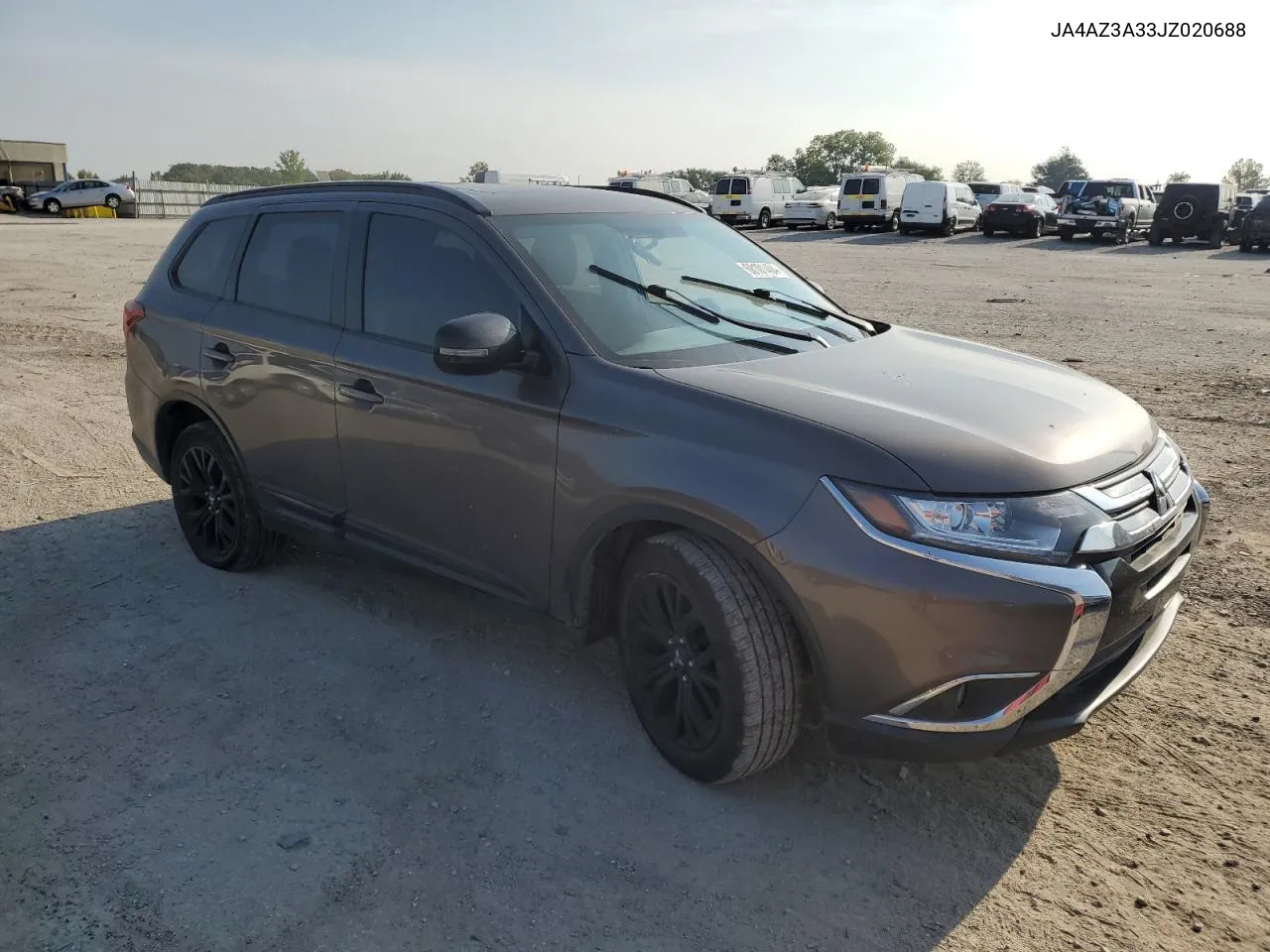 2018 Mitsubishi Outlander Se VIN: JA4AZ3A33JZ020688 Lot: 68101404