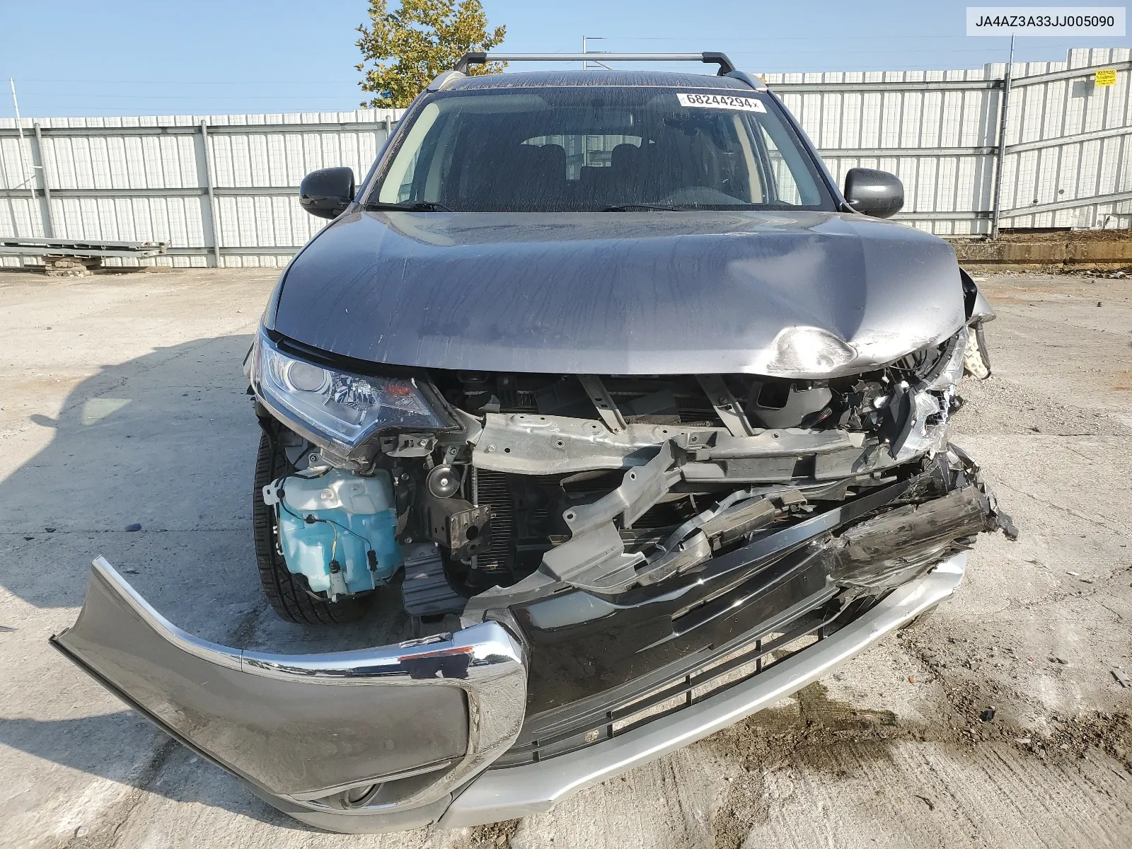 2018 Mitsubishi Outlander Se VIN: JA4AZ3A33JJ005090 Lot: 68244294