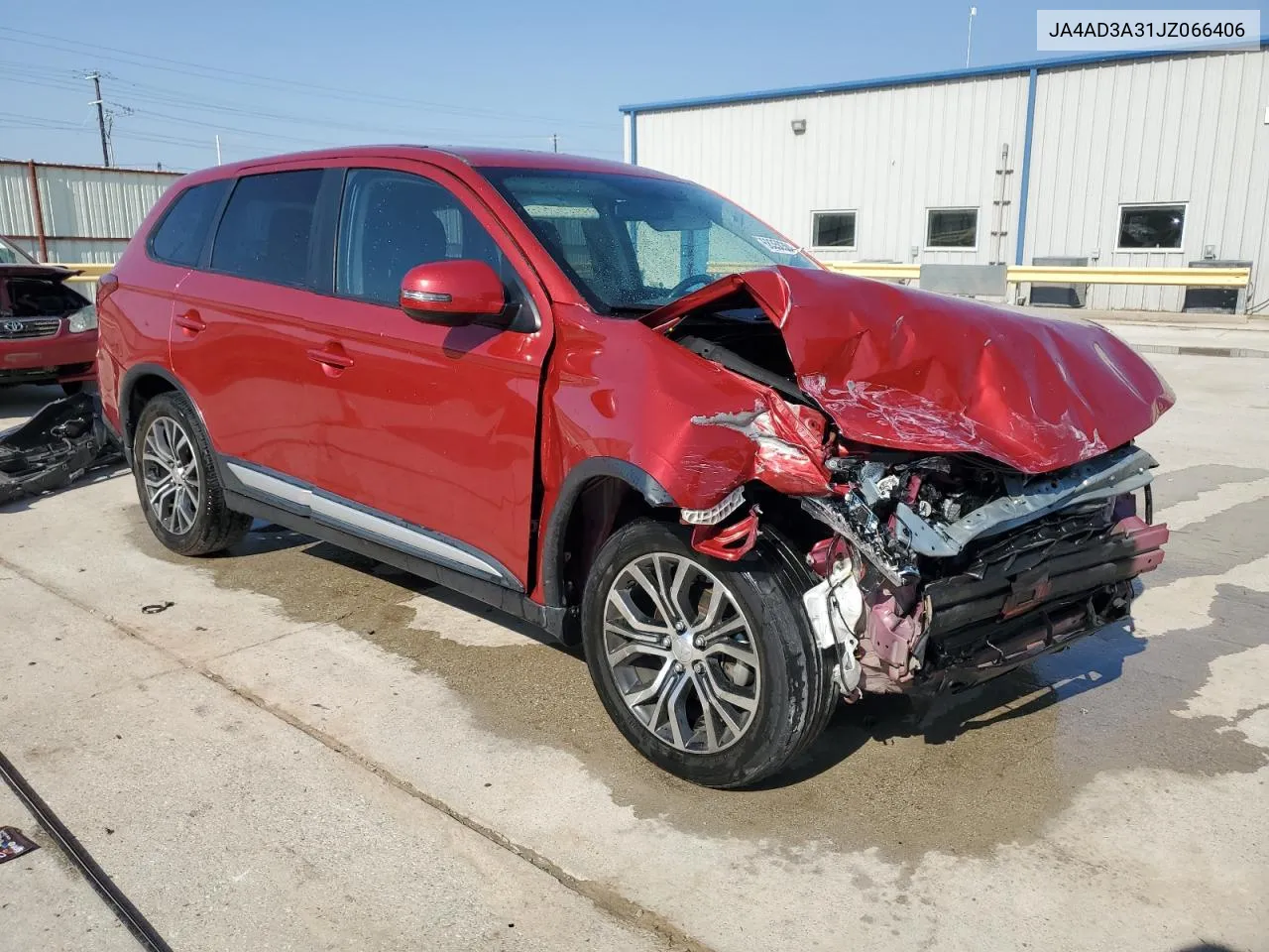 2018 Mitsubishi Outlander Se VIN: JA4AD3A31JZ066406 Lot: 68350384