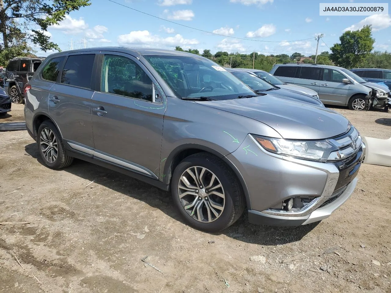 2018 Mitsubishi Outlander Se VIN: JA4AD3A30JZ000879 Lot: 68436824