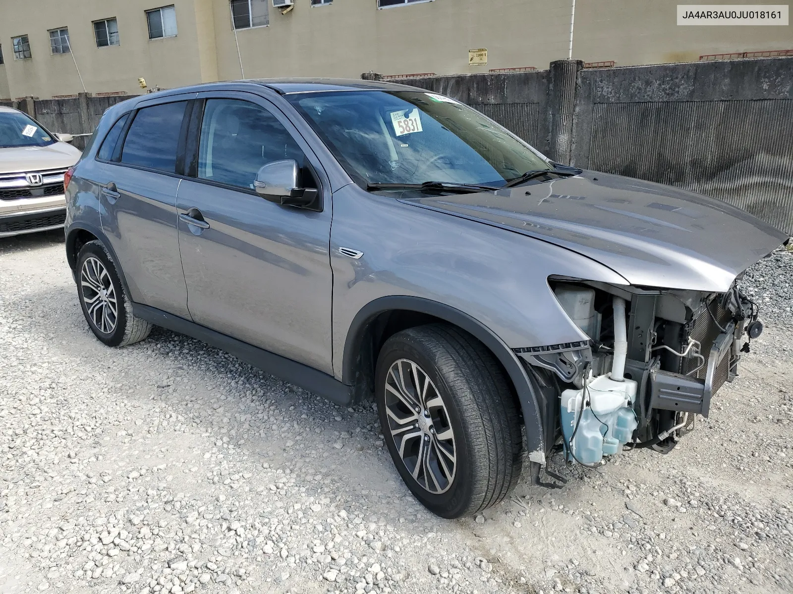 2018 Mitsubishi Outlander Sport Es VIN: JA4AR3AU0JU018161 Lot: 68749574