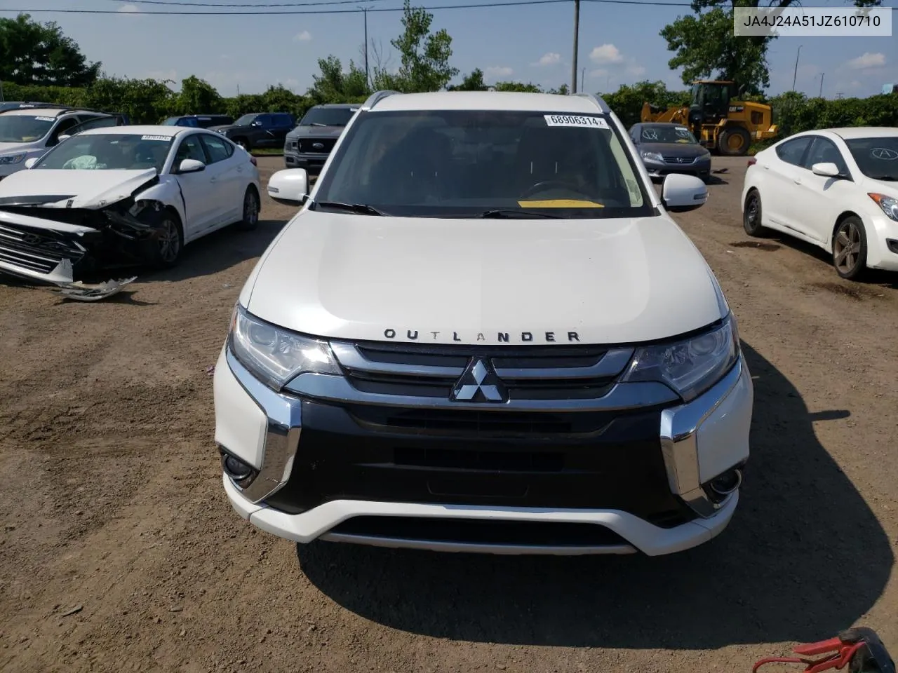 2018 Mitsubishi Outlander Se VIN: JA4J24A51JZ610710 Lot: 68906314