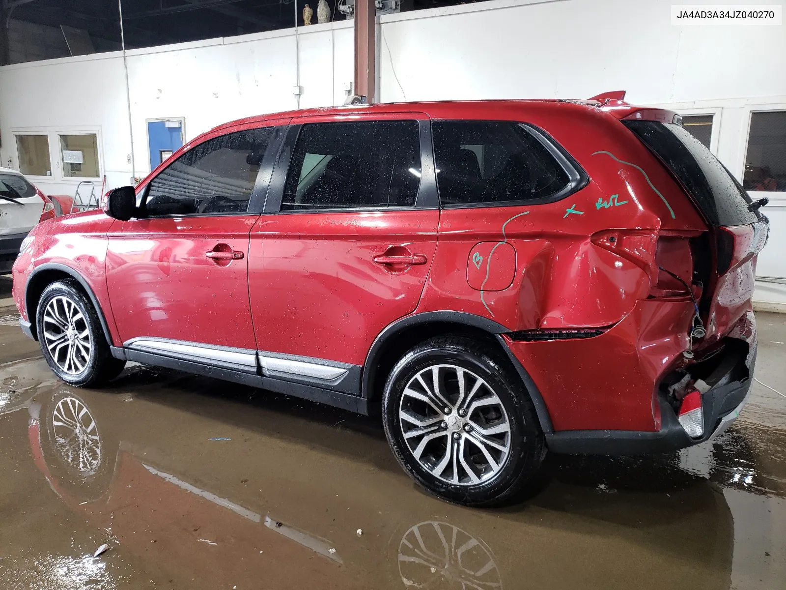 2018 Mitsubishi Outlander Se VIN: JA4AD3A34JZ040270 Lot: 69029734