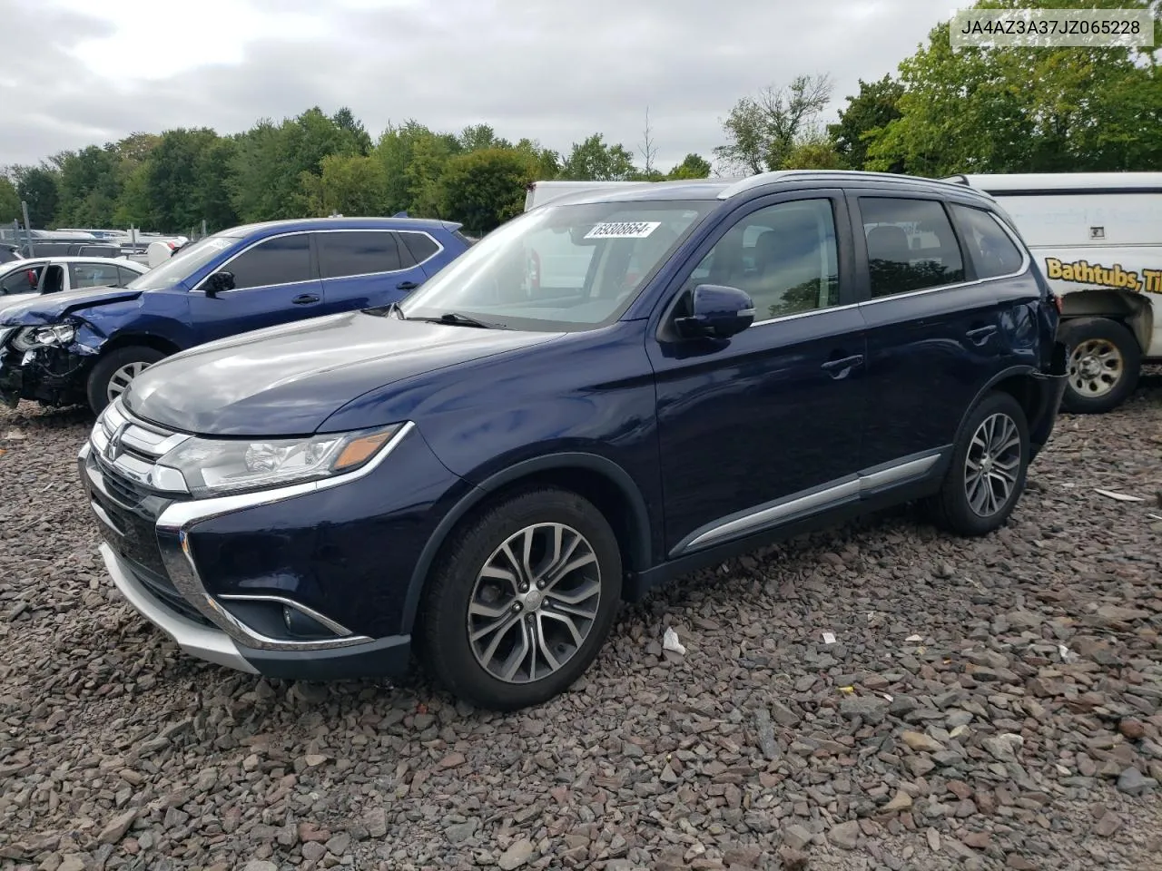 2018 Mitsubishi Outlander Se VIN: JA4AZ3A37JZ065228 Lot: 69308664