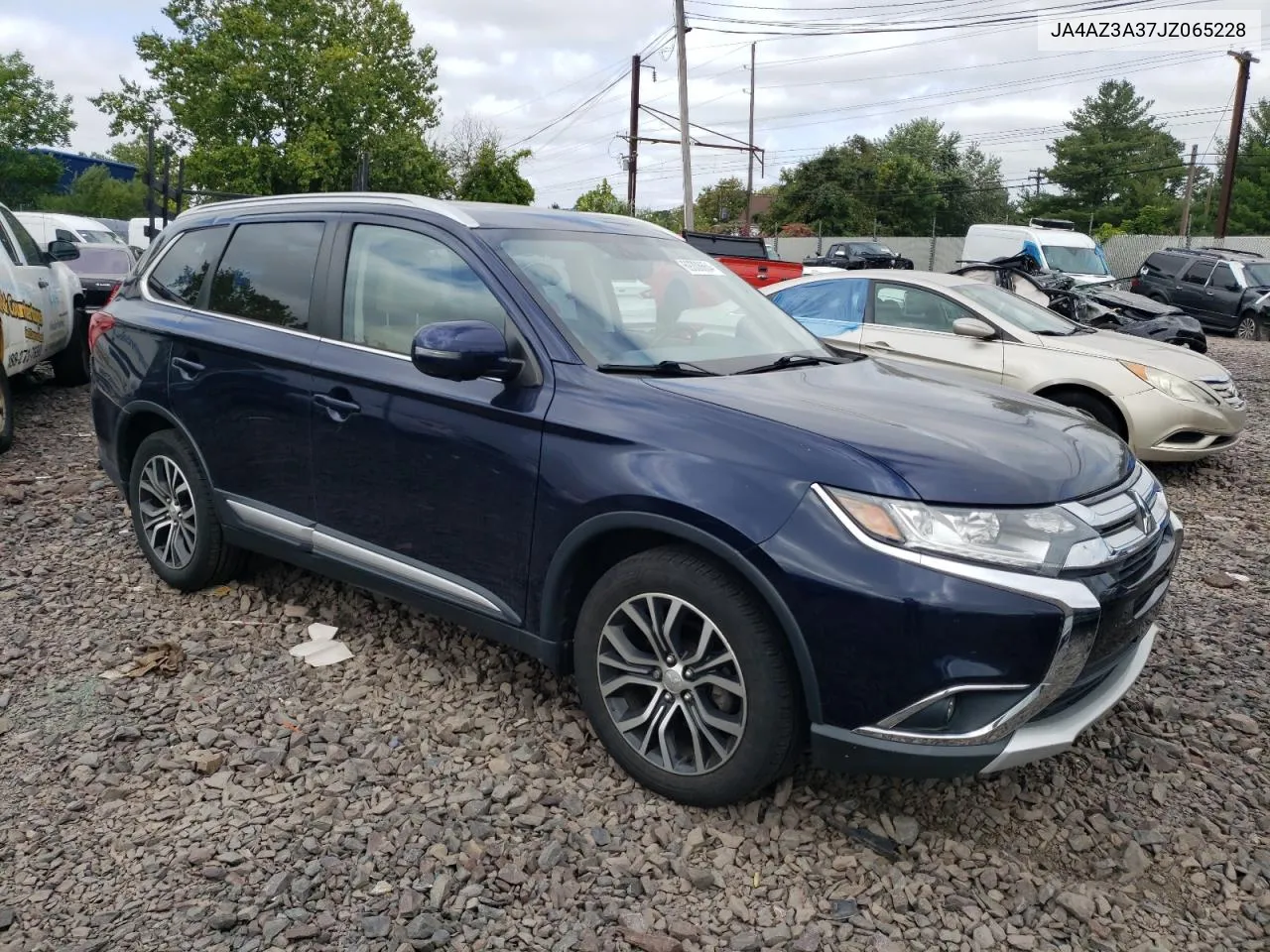 2018 Mitsubishi Outlander Se VIN: JA4AZ3A37JZ065228 Lot: 69308664