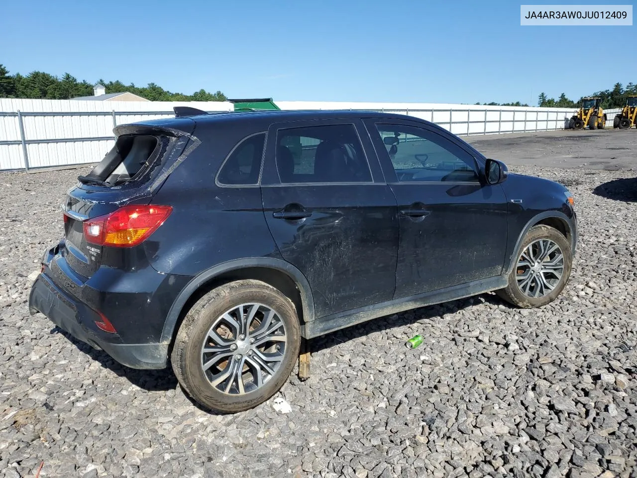 2018 Mitsubishi Outlander Sport Es VIN: JA4AR3AW0JU012409 Lot: 69312104