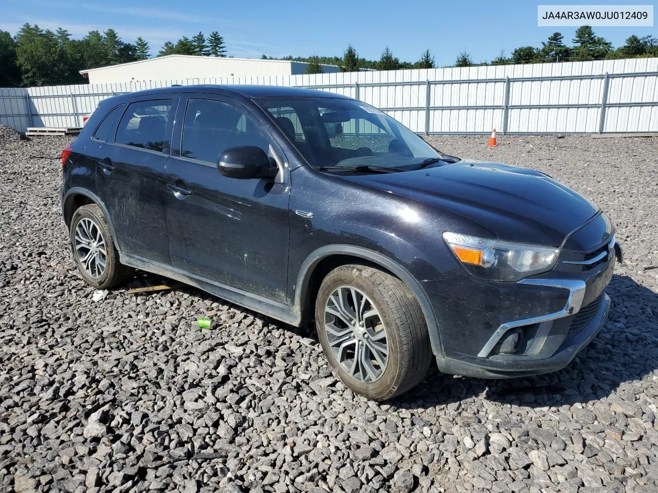 2018 Mitsubishi Outlander Sport Es VIN: JA4AR3AW0JU012409 Lot: 69312104