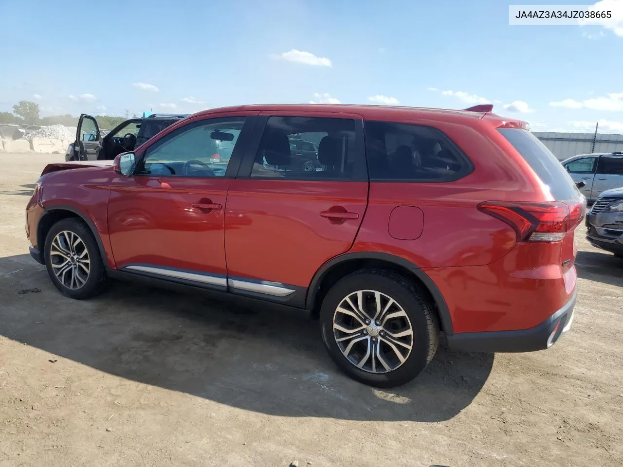 2018 Mitsubishi Outlander Se VIN: JA4AZ3A34JZ038665 Lot: 69389994