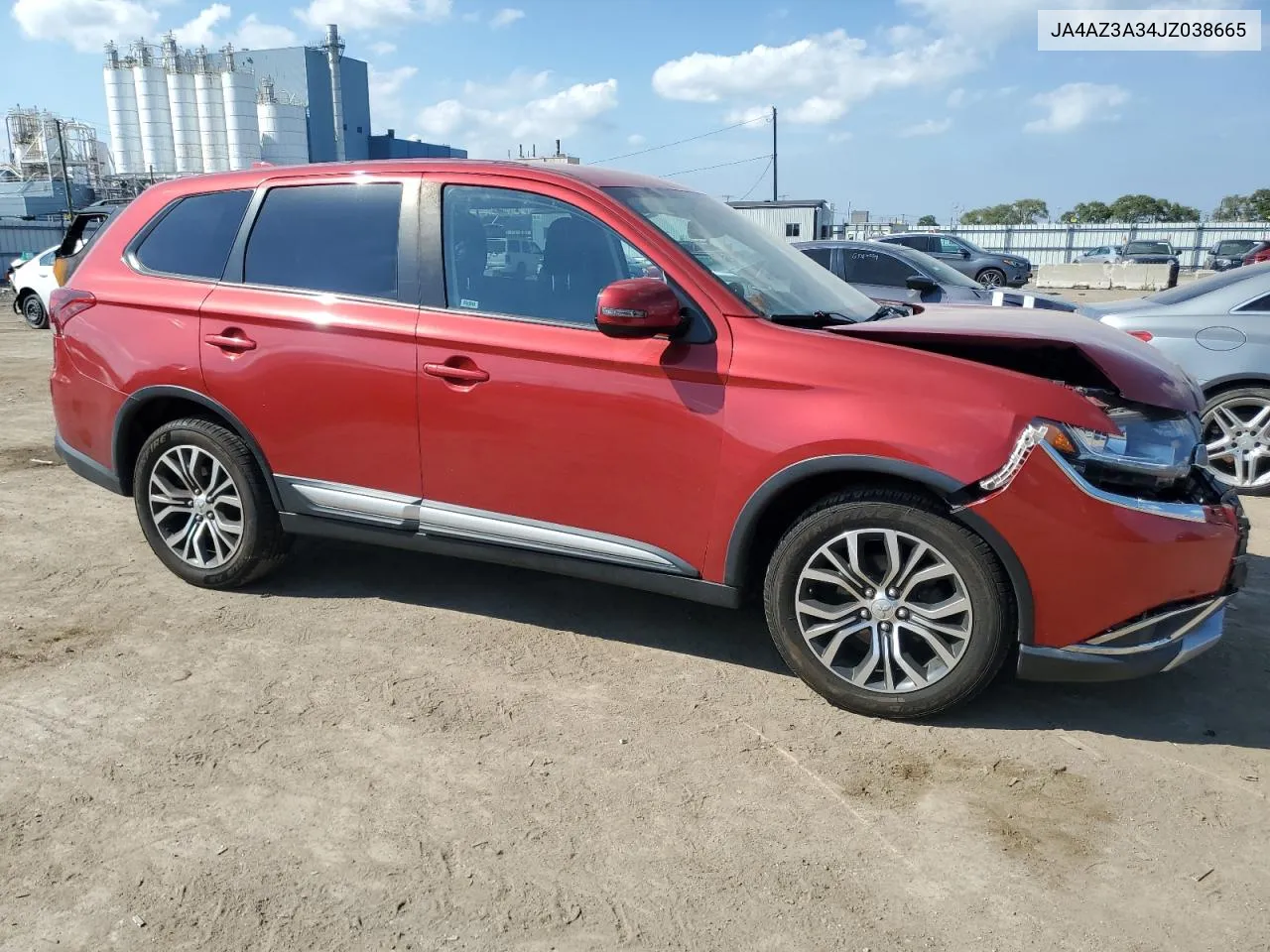 JA4AZ3A34JZ038665 2018 Mitsubishi Outlander Se