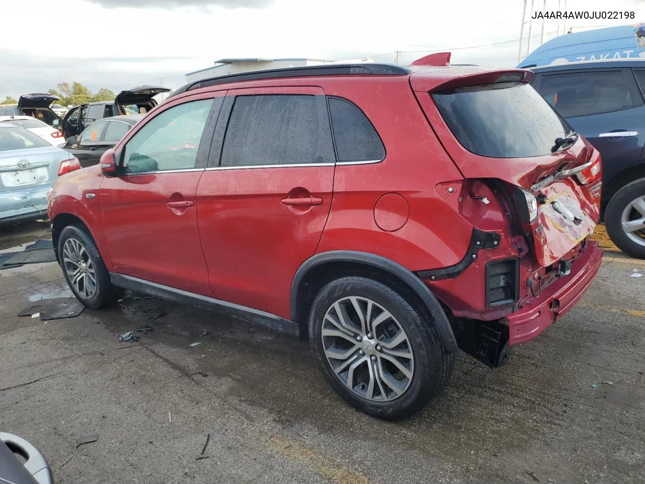 2018 Mitsubishi Outlander Sport Sel VIN: JA4AR4AW0JU022198 Lot: 69459894