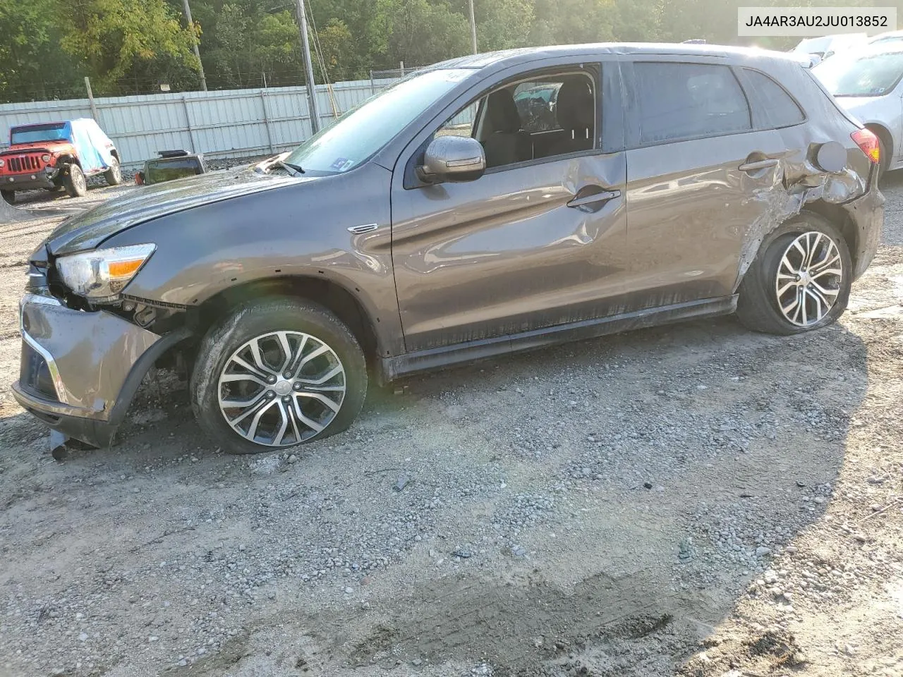 2018 Mitsubishi Outlander Sport Es VIN: JA4AR3AU2JU013852 Lot: 69639494