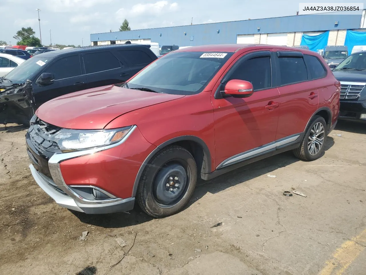 2018 Mitsubishi Outlander Se VIN: JA4AZ3A38JZ036854 Lot: 69844644