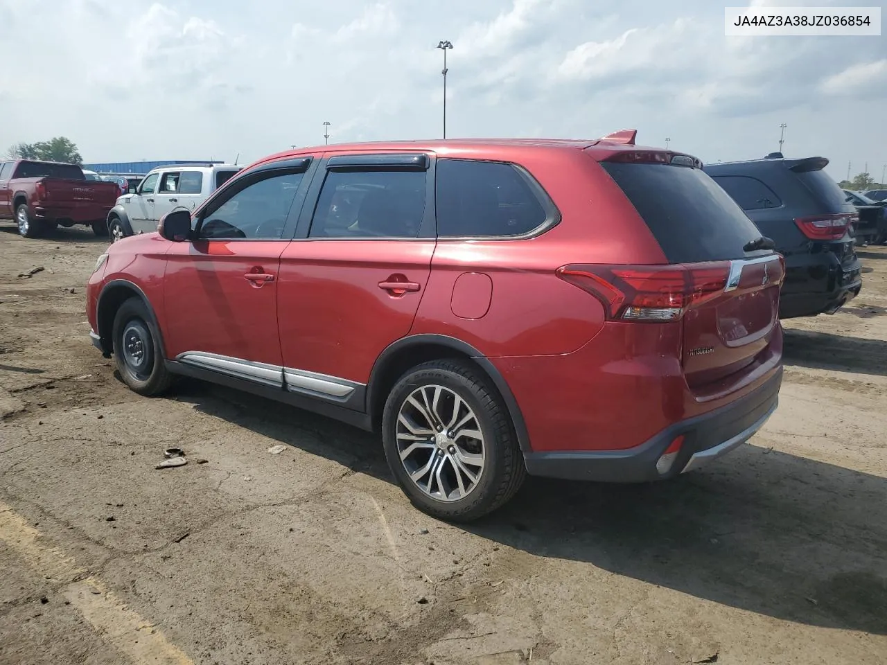 2018 Mitsubishi Outlander Se VIN: JA4AZ3A38JZ036854 Lot: 69844644