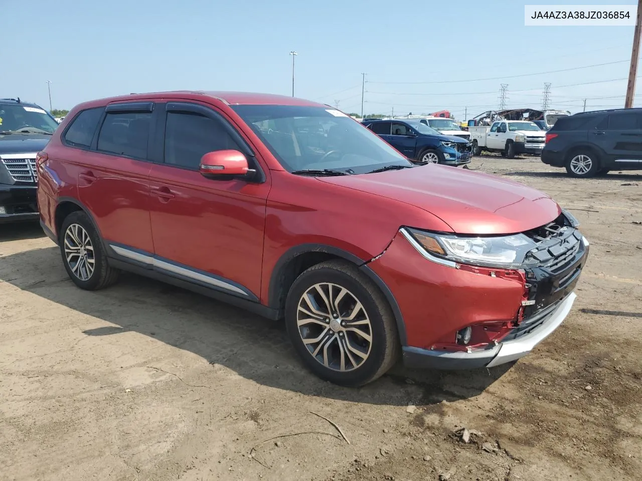 2018 Mitsubishi Outlander Se VIN: JA4AZ3A38JZ036854 Lot: 69844644