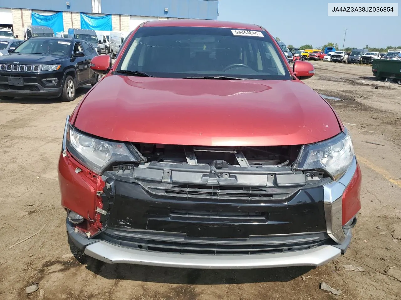 2018 Mitsubishi Outlander Se VIN: JA4AZ3A38JZ036854 Lot: 69844644