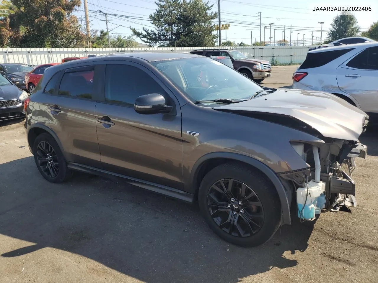 2018 Mitsubishi Outlander Sport Es VIN: JA4AR3AU9JZ022406 Lot: 69925234