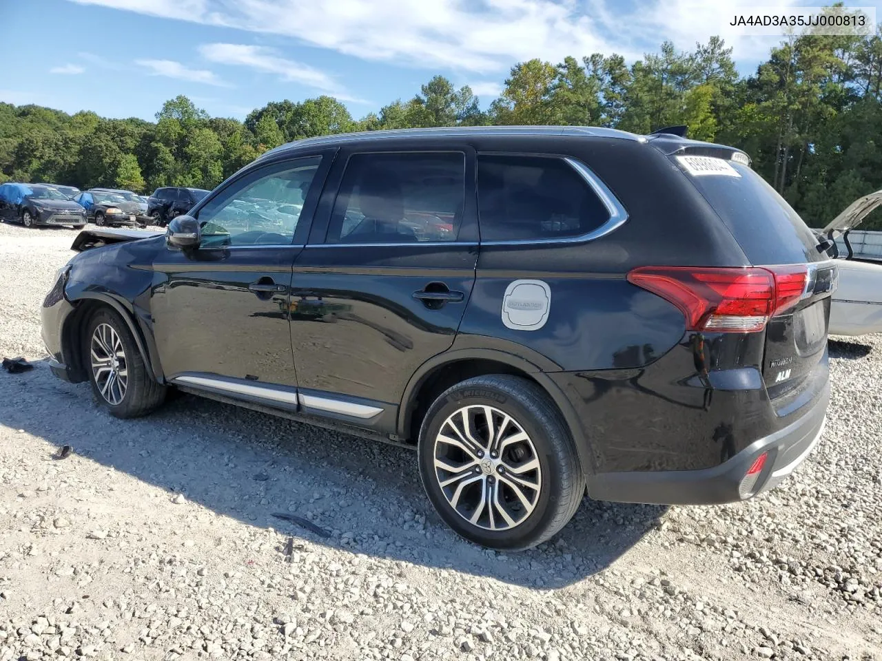 2018 Mitsubishi Outlander Se VIN: JA4AD3A35JJ000813 Lot: 69986044