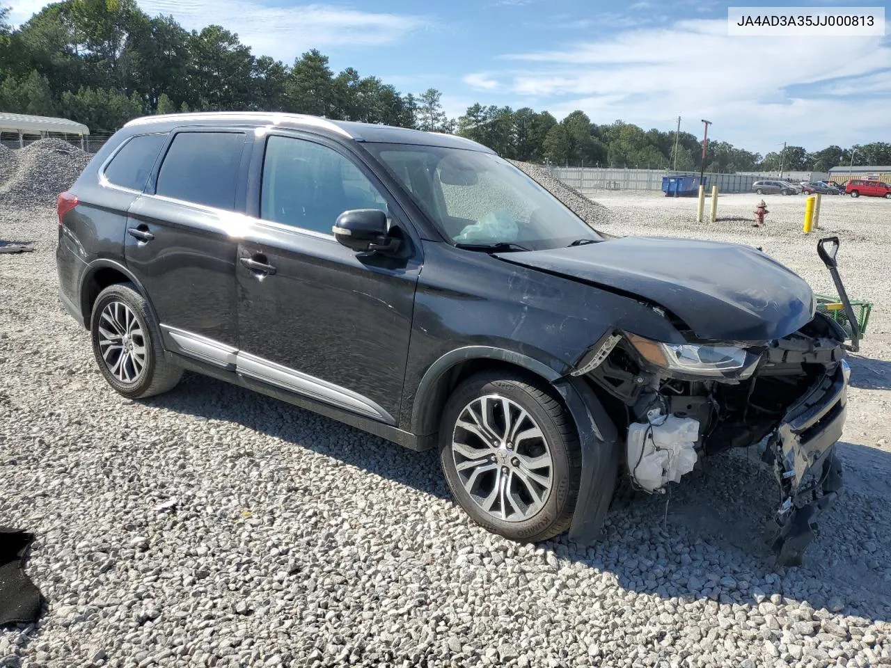 2018 Mitsubishi Outlander Se VIN: JA4AD3A35JJ000813 Lot: 69986044