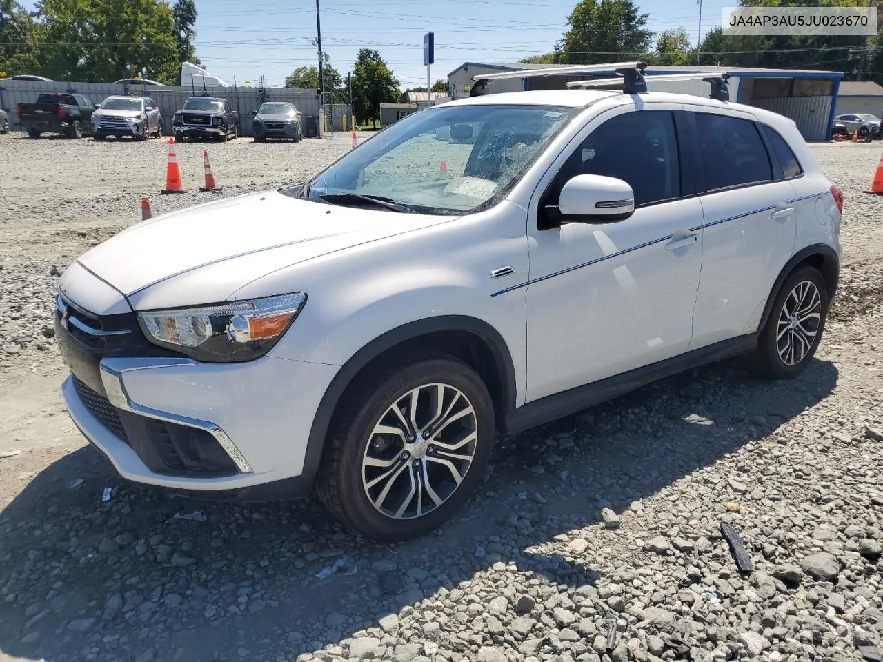 2018 Mitsubishi Outlander Sport Es VIN: JA4AP3AU5JU023670 Lot: 69991894