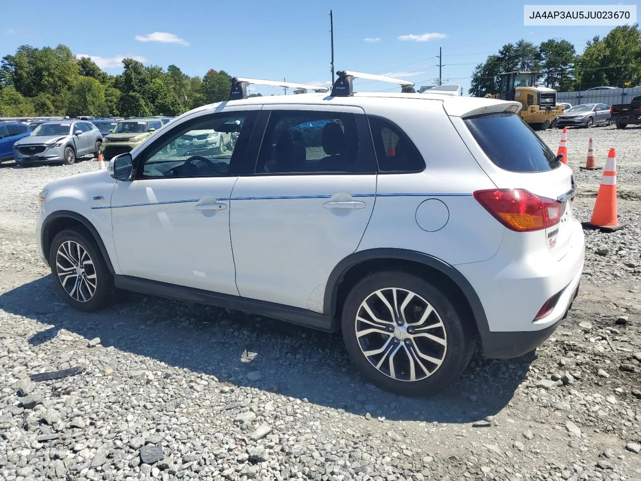 2018 Mitsubishi Outlander Sport Es VIN: JA4AP3AU5JU023670 Lot: 69991894