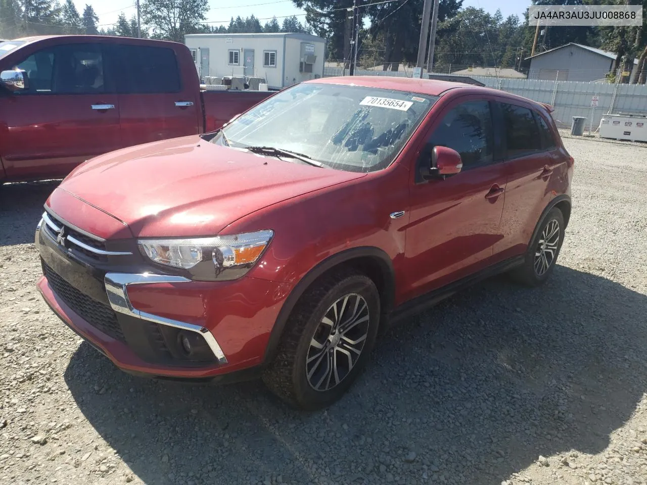 2018 Mitsubishi Outlander Sport Es VIN: JA4AR3AU3JU008868 Lot: 70135654