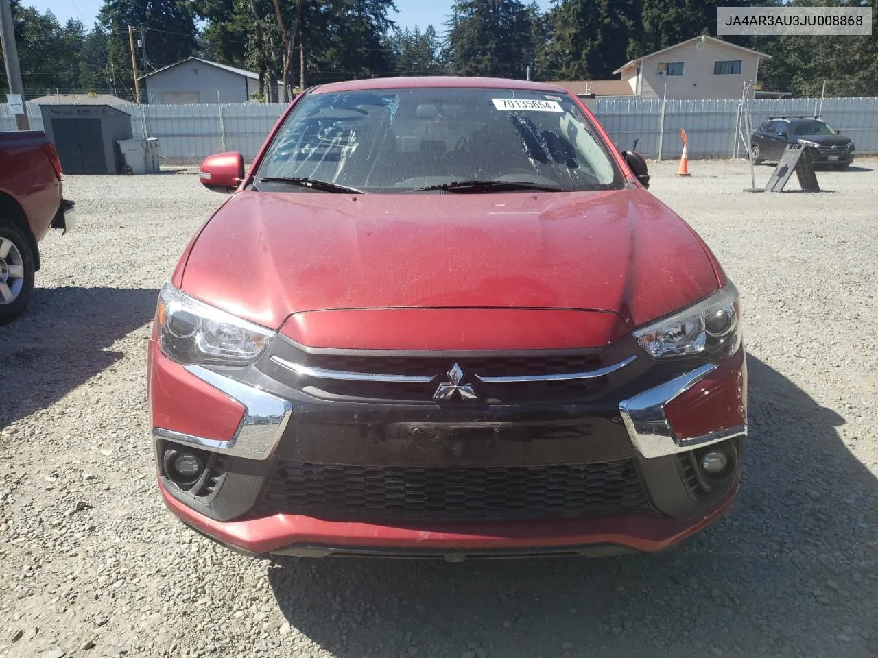 2018 Mitsubishi Outlander Sport Es VIN: JA4AR3AU3JU008868 Lot: 70135654