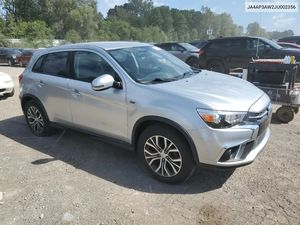 2018 Mitsubishi Outlander Sport Es VIN: JA4AP3AW2JU002356 Lot: 70141584