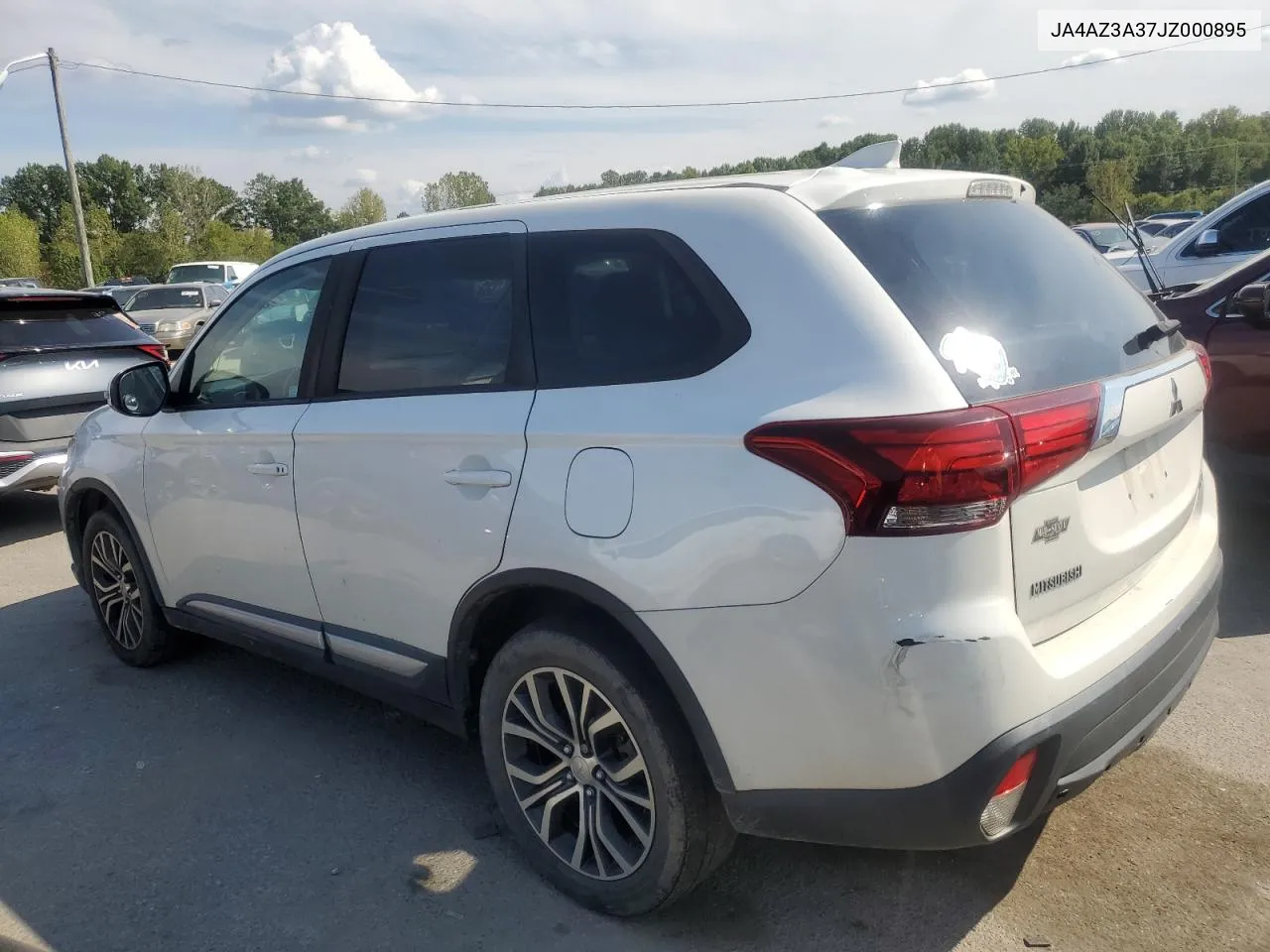 2018 Mitsubishi Outlander Se VIN: JA4AZ3A37JZ000895 Lot: 70143454