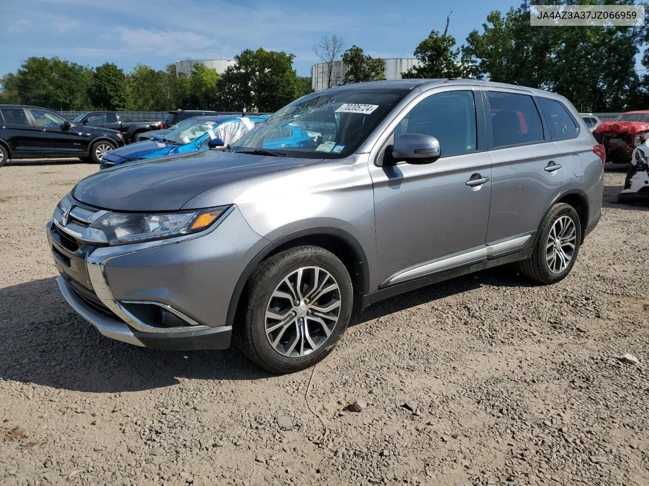 2018 Mitsubishi Outlander Se VIN: JA4AZ3A37JZ066959 Lot: 70205724