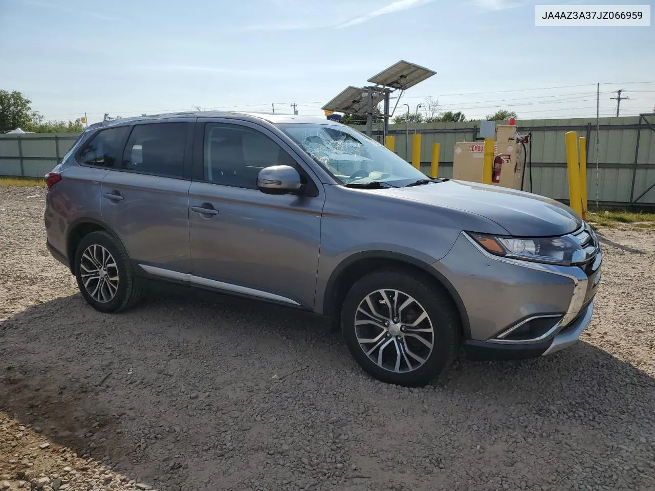 2018 Mitsubishi Outlander Se VIN: JA4AZ3A37JZ066959 Lot: 70205724