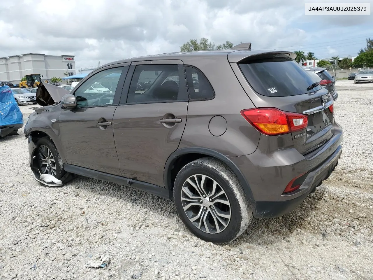 2018 Mitsubishi Outlander Sport Es VIN: JA4AP3AU0JZ026379 Lot: 70307694