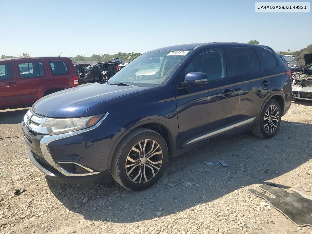 2018 Mitsubishi Outlander Se VIN: JA4AD3A38JZ049330 Lot: 70385174