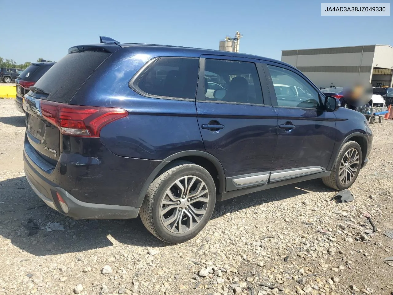 2018 Mitsubishi Outlander Se VIN: JA4AD3A38JZ049330 Lot: 70385174