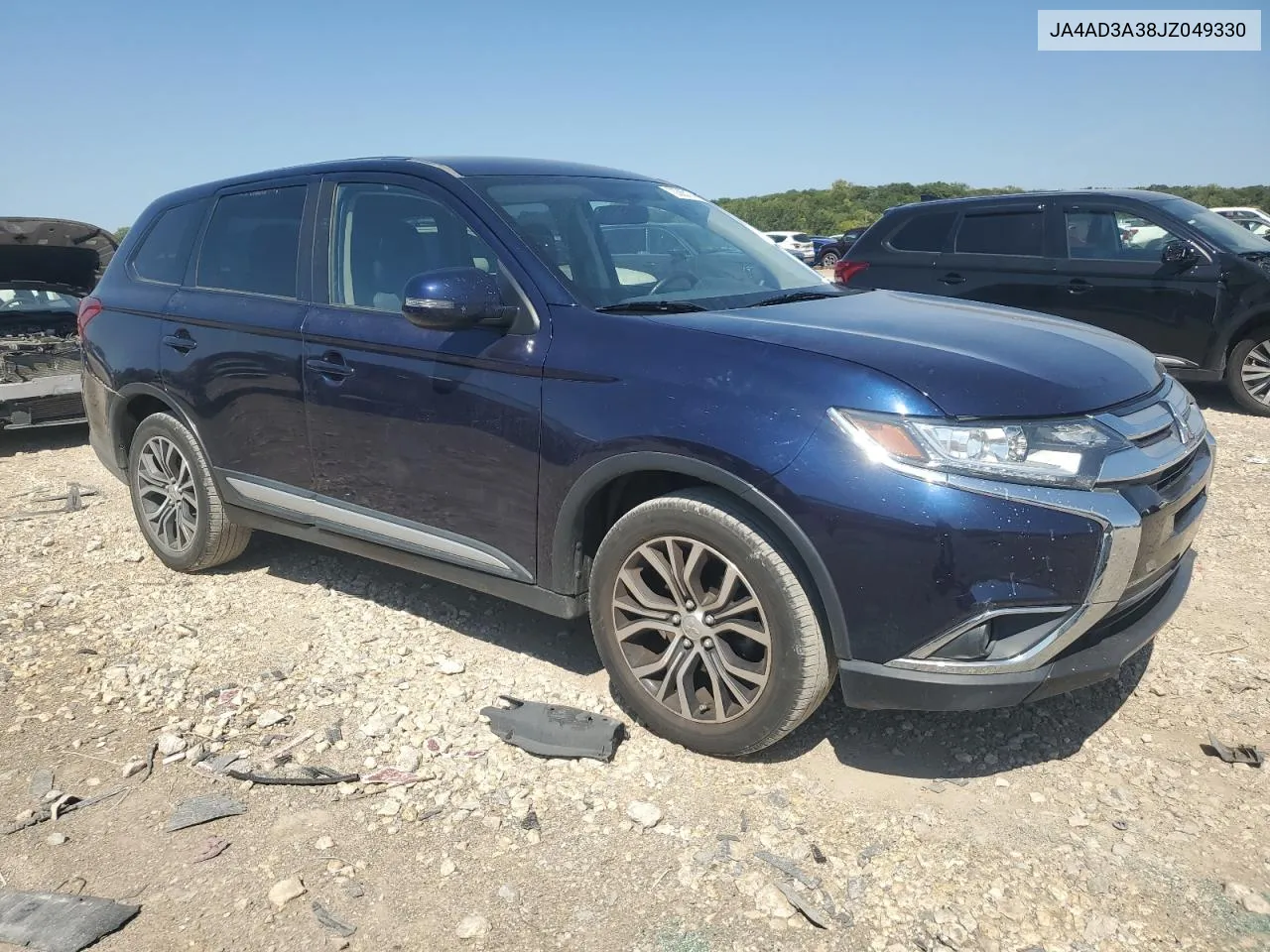 2018 Mitsubishi Outlander Se VIN: JA4AD3A38JZ049330 Lot: 70385174